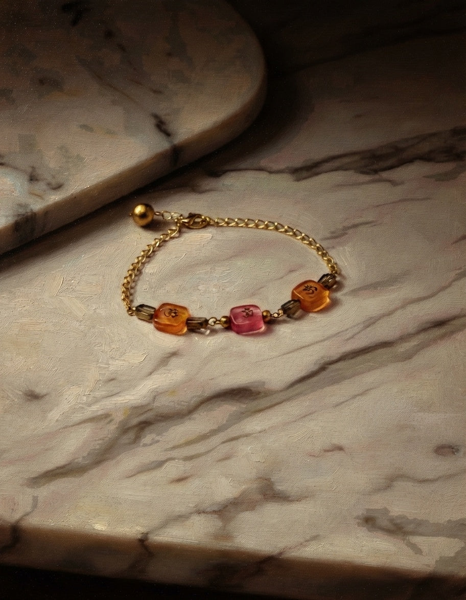 Triple Om Rakhi Bracelet